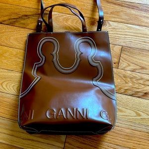 GANNI Leather Handbag